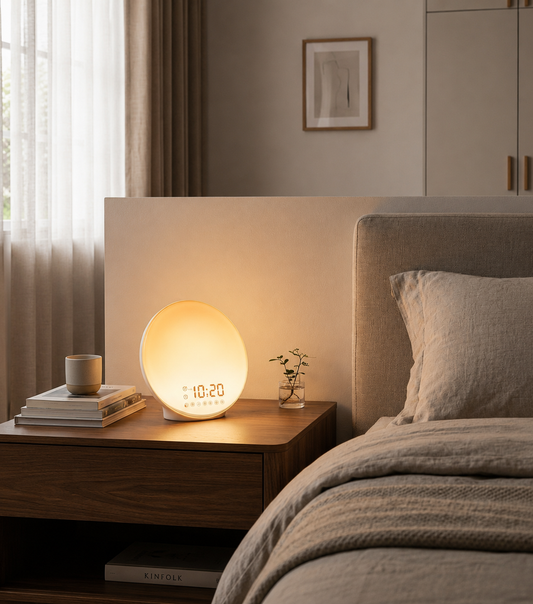 Soluna Sunrise Lamp — Wake-Up Light & Sunset Alarm Clock